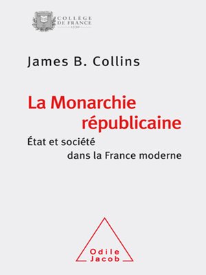 cover image of La Monarchie républicaine